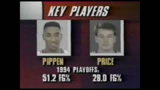 1994 NBA Playoffs First Round 3 Bulls vs 6 Cavs Game 3 Full Game [upl. by Nesline]