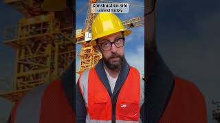 Construction site unrest today adamrose construction engineering workers [upl. by Eceinehs]