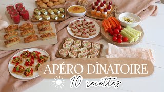 APERO DINATOIRE pour lété  10 recettes simples et délicieuses [upl. by Cyprian]