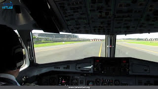 Flight Guayaquil Loja Ecuador ATR42500 Tame  HD  Volando en cabina de mando [upl. by Annaear32]