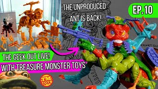 Unproduced TMNT Army Ant by Treasure Monster Toys Interview  The Geek Out Live EP10 [upl. by Ttegdirb]