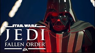 Star Wars Jedi Fallen Order  Darth Vader scene and Ending Music included [upl. by Geer]