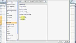 Kalender i Excel  Find kalender i regneark [upl. by Siulesoj]