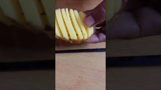 Spirals potato carving shortsfeed potato carving [upl. by Old]