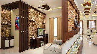 Stone Wall Cladding Living Room Wall Decorating Ideas  Natural Wall Stone Cladding Tiles [upl. by Airdnal]