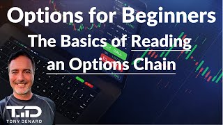 How to read an Options Chain  Options For Beginners [upl. by Seuqirdor522]