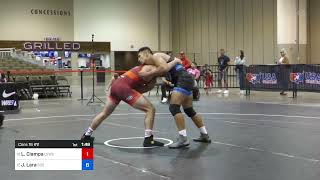 2024 GrecoRoman Senior World Team Trials  Luke Ciampa vs Jordan Lara 82 KG Con Rnd of 16 [upl. by Dionis]