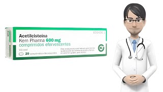 ACETILCISTEÍNA acetilcisteína kern pharma 600 mg comprimidos efervescentes 20 comprimidos [upl. by Odnanreh]