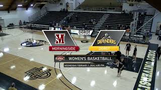 Dordt vs Morningside Womens Basketball Feb 7 2024 [upl. by Orofselet]