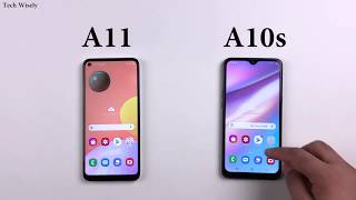 SAMSUNG A11 vs A10s Speed Test Comparison [upl. by Jacinthe]