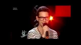 Andrei Ion  Shape of My Heart Vocea Romaniei  Sezonul 1 The Voice Of Romania [upl. by Gerhan684]