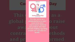 World Contraception Day worldcontraceptionday contraceptiveawareness contraception shorts [upl. by Antipas]