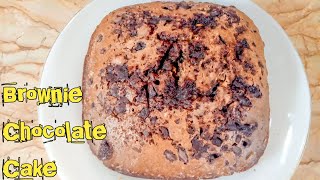 Brownie Chocolate Cake Recipe By Family Food [upl. by Dearman]