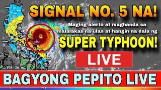 SIGNAL NO 5 ITINAAS NA DAHIL KAY BAGYONG PEPITO ⚠️😱 WEATHER UPDATE TODAY  ULAT PANAHONPepitoPH [upl. by Suiramed]