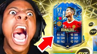 iShowSpeed LUCKIEST FIFA Pack Opening [upl. by Kadner]