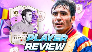 5⭐5⭐ 91 ULTIMATE BIRTHDAY ICON HAGI SBC PLAYER REVIEW  FC 24 Ultimate Team [upl. by Radek57]