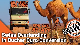 🚛 Swiss Couple Converts ExMilitary Truck to Overland the World 🌎 Bucher Duro Camper Conversion [upl. by Anihpled632]