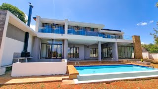 Inside a  5500 newly built modern contemporary design home in Kitisuru  swimming pool  Bbq area [upl. by Sanferd262]