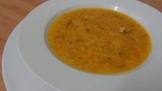 Sopa de cebada  dchicha Receta sana [upl. by Noerb]