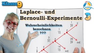 Laplace und Bernoulli Experimente  Klasse 9 ★ Übung 3 [upl. by Acirtap]