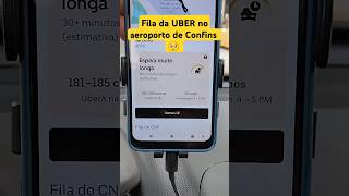 🤔 FILA VIRTUAL DA UBER EM AEROPORTO DE CONFINS TRISTE REALIDADE UBER  99  INDRIVE [upl. by Glynias]