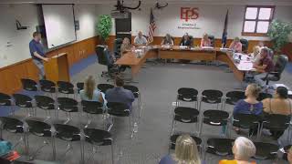 Edwardsburg Public Schools Board of Education Meeting 8723 [upl. by Cyprus]