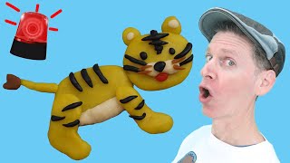 Tiger  Escape from the Zoo Song with Matt Dream English Kids [upl. by Norling18]