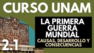 ✅Historia Universal Primera Guerra Mundial Antecedentes inmediatos y desarrollo  UNAM [upl. by Norling]