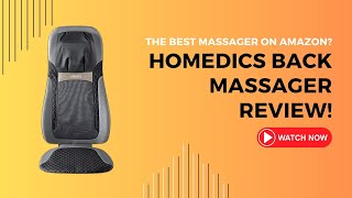 Homedics Back Massager Review The Ultimate Best Back Relief Experience [upl. by Gnaig]