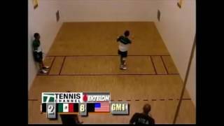 2004 Racquetball World Championships Mens Doubles Semifinal USA vs MEX [upl. by Aztiraj771]