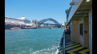 Circular Quay to Watsons Bay Ferry via Rose Bay Sydney Australia [upl. by Akibma614]