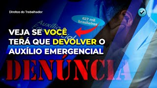 Auxílio emergencial Veja quem terá que devolver o benefício [upl. by Rufus]