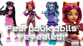 MONSTER HIGH NEWS NEW G3 Fearbook collection revealed New Toralei Twyla and Draculaura [upl. by Jacinda]