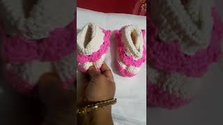 Crochet baby shoeshandmadeknitting crochet crochetknitting [upl. by Eelek239]