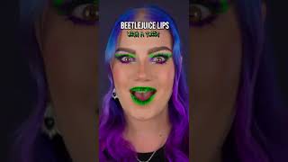 Beetlejuice lip trend but uv shorts short Tiffany MUA [upl. by Deeyn]