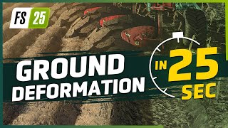 🚜 Ground Deformation in 25 Seconds  Farming Simulator 25 [upl. by Laktasic675]