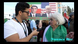 Interviewing Persians At Iran Protest In Los Angeles [upl. by Yusuk]