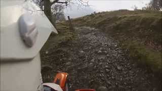 2004 KTM EXC 200 Trails and Forestry GOPRO [upl. by Nnylylloh]