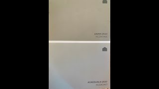 Sherwin Williams Anew Gray Agreeable Gray and White Heron  using all 3 shades for interior [upl. by Otrebor]