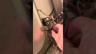 Replacing a Thermistor Thermal Fuse on whirlpool dryer stack unit [upl. by Hilda]