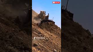 Watch This Gigantic Caterpillar Bulldozer Move Earth shorts [upl. by Atiluap884]