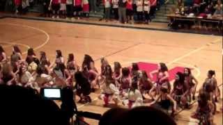 Neshaminy Gym Night 2011 Red Team Juniors Dance Exhibition [upl. by Manlove]