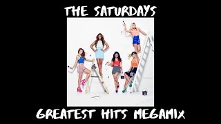 The Saturdays  Greatest Hits Megamix  Lyric Video [upl. by Adilen]