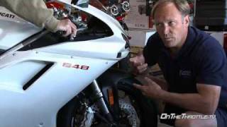 2008 Ducati 848 Suspension Evaluation [upl. by Talmud]