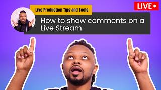 How To Show Comments  CHAT OVERLAY for YouTube Live in OBS using Social Stream Ninja [upl. by Eimma]