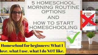 Homeschool Morning Routines Homeschool For Beginners How to Homeschool [upl. by Amitaf]