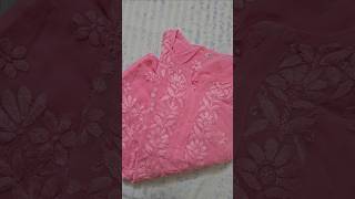 Viral Design of Lucknowi Chikankari kurti fashiontrends onlineshopping trending diwali [upl. by Ermentrude]