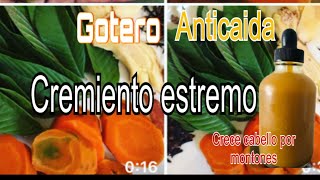 Como preparar un gotero casero natural para el crecimiento del cabello afro💇‍♀️ [upl. by Ettelorahc112]