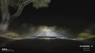 STEDI STX LED Light Bar  50 inch  Driving Footage [upl. by Jereld]