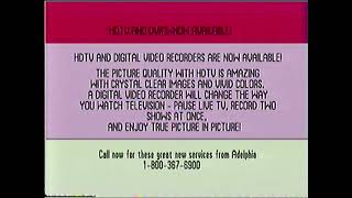 Adelphia Communications HDTV notice 2003 [upl. by Atnauq]